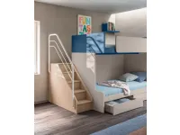 Cameretta A ponte 52 Mistral con letto a ponte in Offerta Outlet
