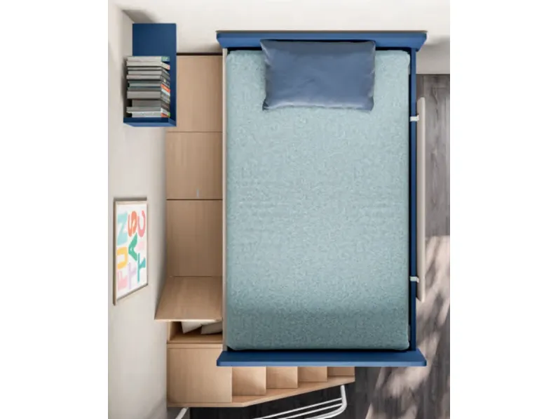 Cameretta A ponte 52 Mistral con letto a ponte in Offerta Outlet