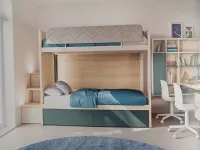 Cameretta Beam Doimo cityline con letto a castello a prezzo scontato