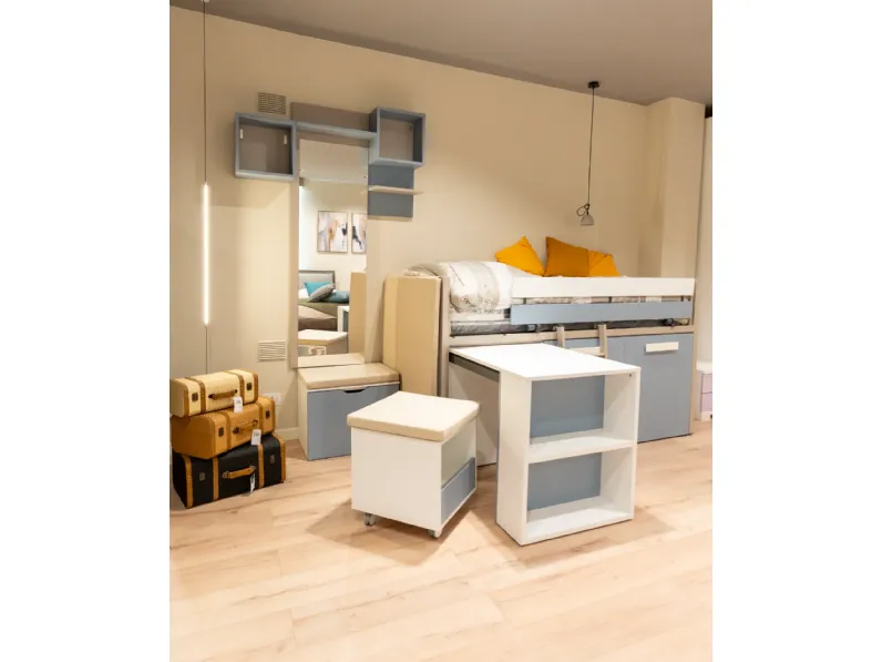 Cameretta Bloom Moretti compact camerette a PREZZI OUTLET