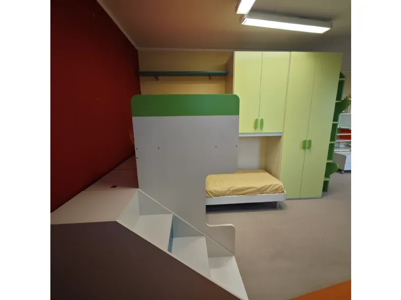 Cameretta Cabrio Furlan con letto a soppalco a prezzo scontato