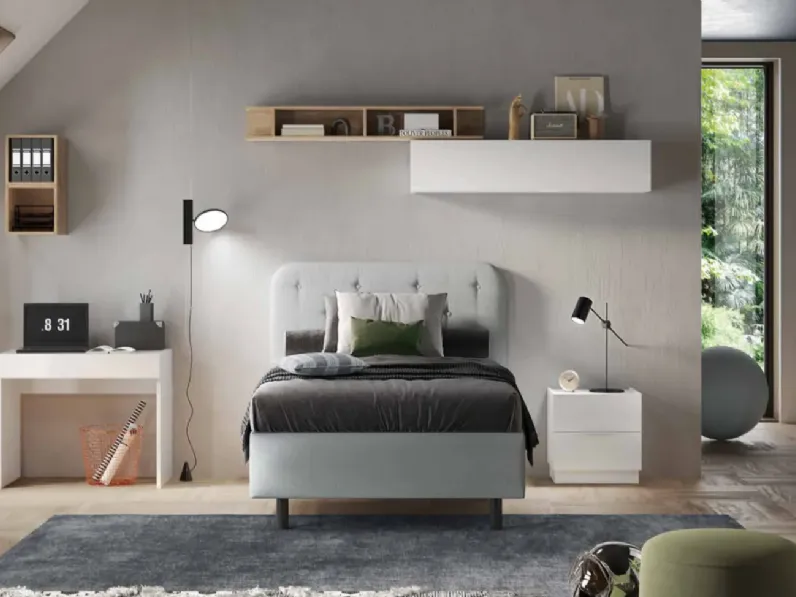 Cameretta Camera over Md work con letto una piazza e mezza
 in offerta