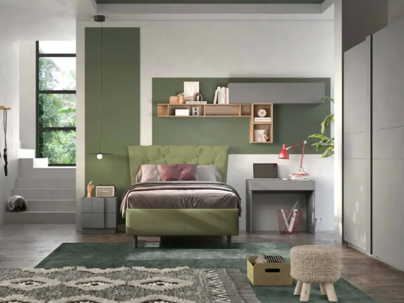Cameretta Camera over Md work con letto una piazza e mezza
 in offerta