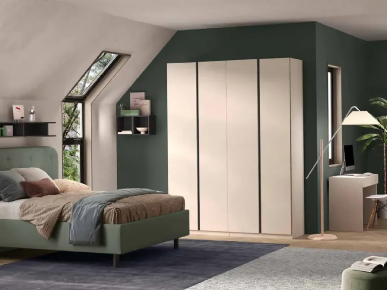 Cameretta Camera over Md work con letto una piazza e mezza
 in offerta
