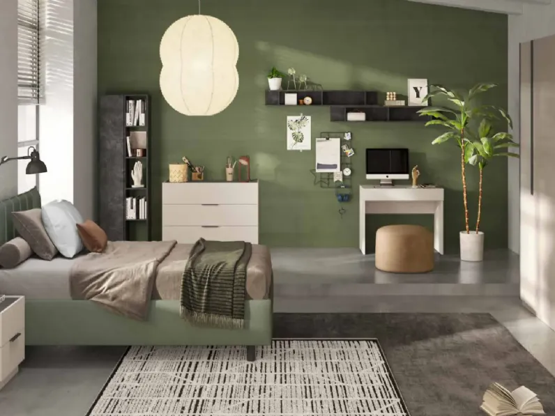 Cameretta Camera over Md work con letto una piazza e mezza
 in offerta