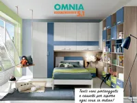 Cameretta a ponte angolare Omnia-S in promozione con sconto del 40%. Prezzo outlet!