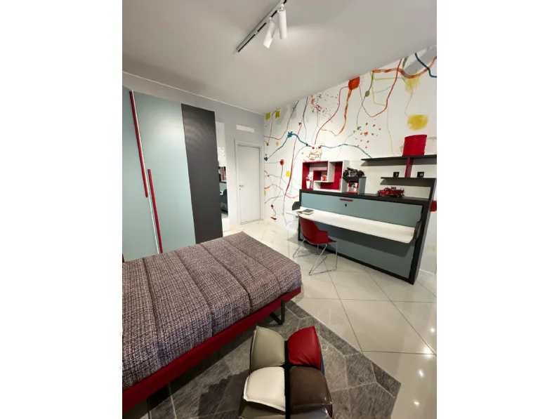 Cameretta in laccato opaco Cameretta clever 2 Clever scontata a PREZZI OUTLET