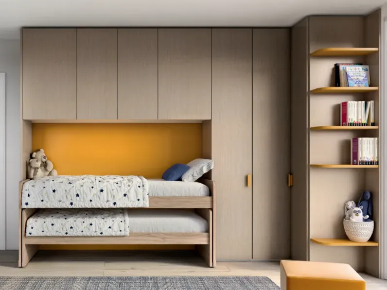 Cameretta con letto play pratico Zg mobili letti a terra in Offerta Outlet