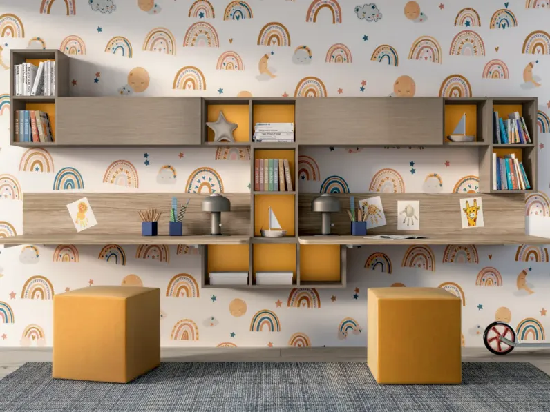 Cameretta con letto play pratico Zg mobili letti a terra in Offerta Outlet