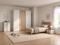 Cameretta con settimino Artigianale in laminato opaco a prezzo Outlet