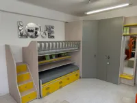 Cameretta con soppalco Moretti compact camerette con letto a soppalco scontata