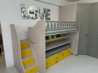 Cameretta con soppalco Moretti compact camerette con letto a soppalco scontata