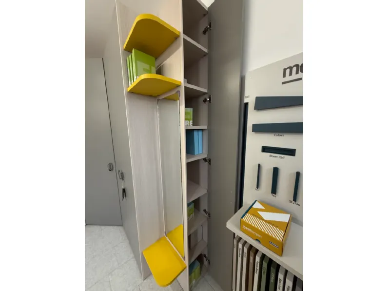 Cameretta con soppalco Moretti compact camerette con letto a soppalco scontata
