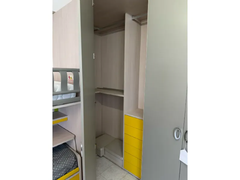Cameretta con soppalco Moretti compact camerette con letto a soppalco scontata