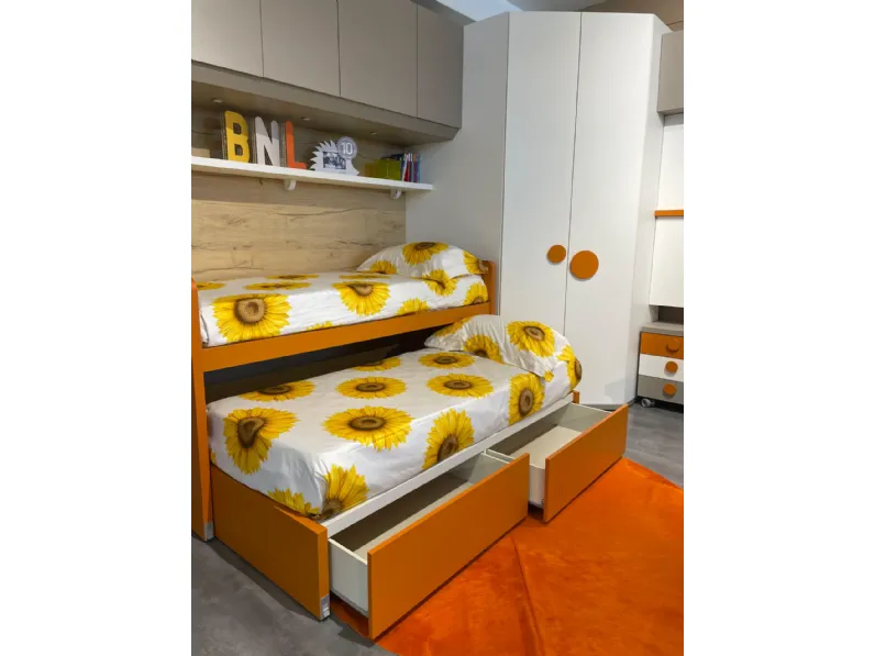 Cameretta in laminato opaco Cameretta Doimo cityline scontata a PREZZI OUTLET