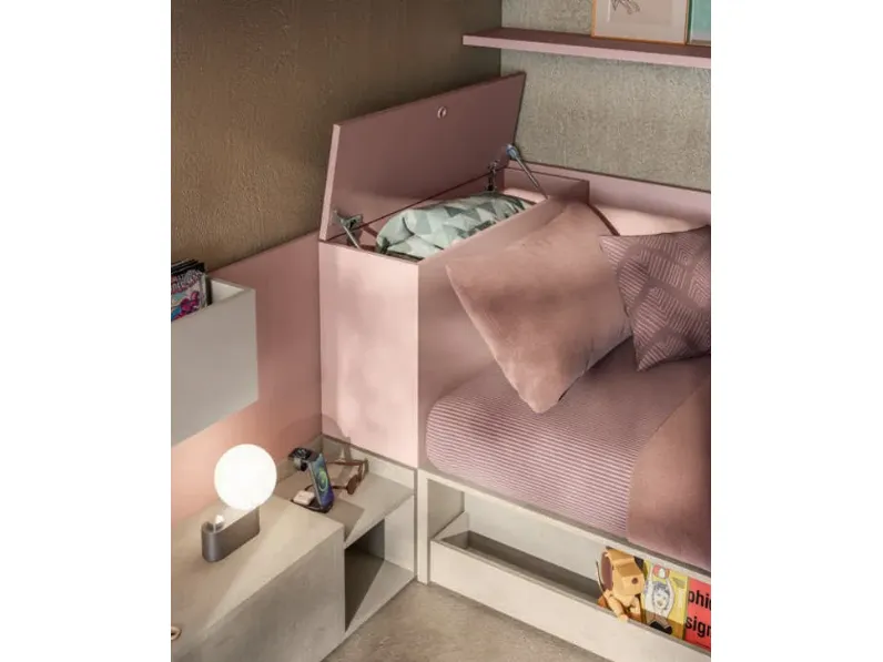 Cameretta letto a terra 26 Mistral letti a terra a prezzo Outlet