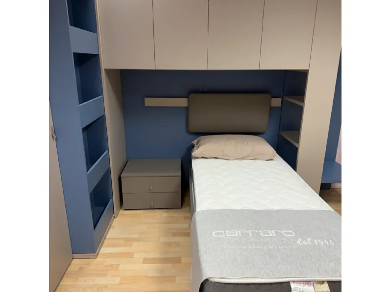 Cameretta Mistral con letto a ponte in Offerta Outlet