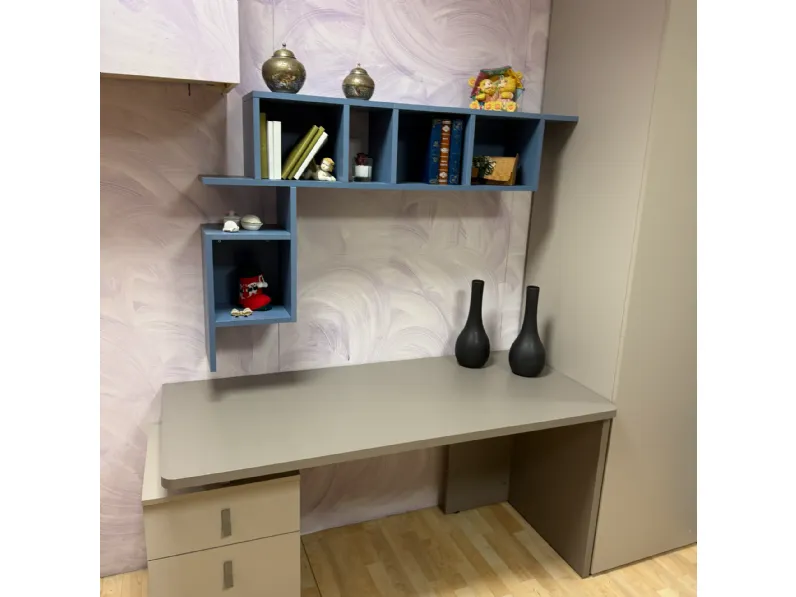 Cameretta Mistral con letto a ponte in Offerta Outlet