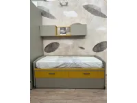 Cameretta salvaspazio con cabina armadio Moretti compact camerette con letti a scomparsa in offerta