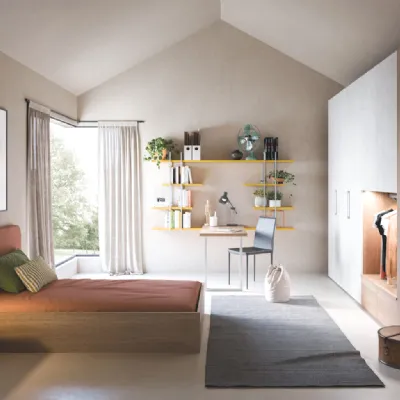Cameretta Cezanne Corazzin in laminato materico in Offerta Outlet