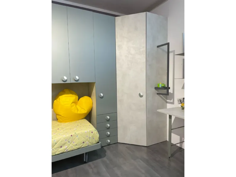 Cameretta Colombini casa in laminato opaco a prezzo Outlet