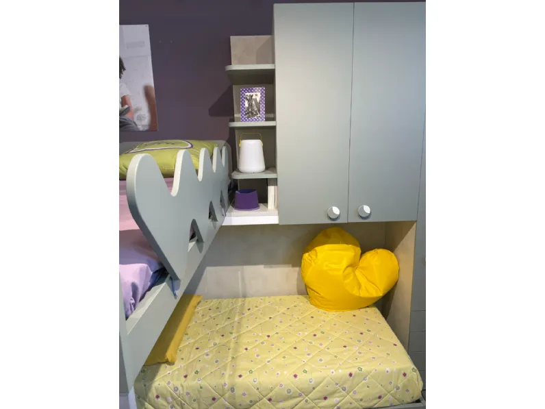 Cameretta Colombini casa in laminato opaco a prezzo Outlet