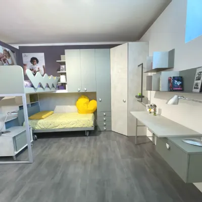 Cameretta Colombini casa in laminato opaco a prezzo Outlet