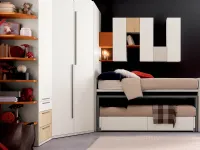 Cameretta Composizione h050 Doimo cityline con letto a castello a prezzo scontato