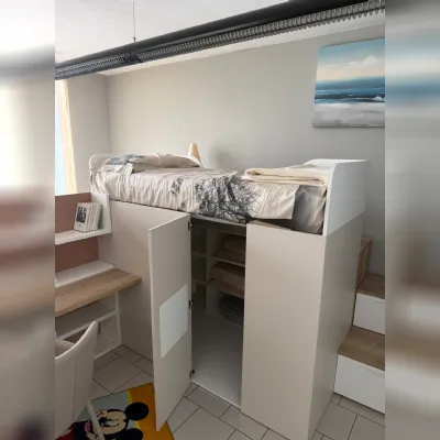 Cameretta in laminato opaco Container  Dielle scontata a PREZZI OUTLET