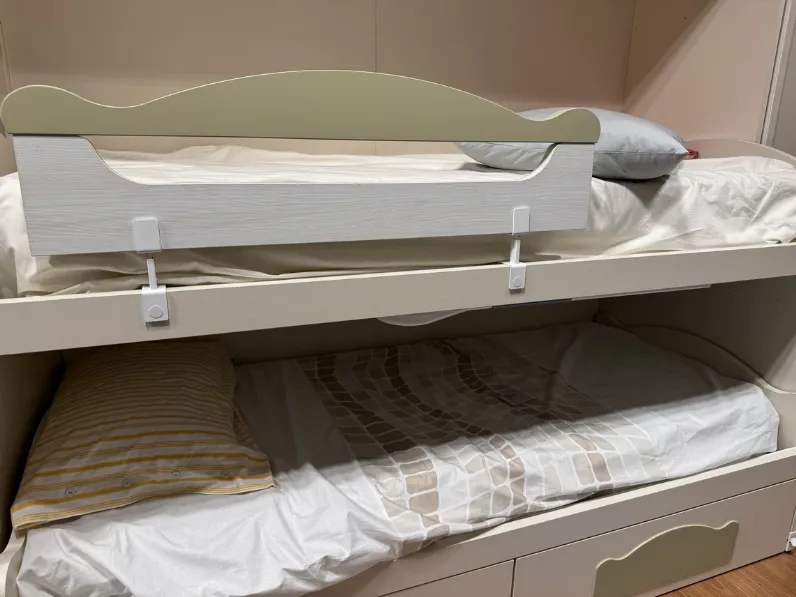 Cameretta Cv 435 composizione beverly San michele con letto a ponte in Offerta Outlet