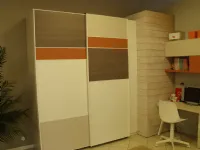 Cameretta in laminato opaco Armadio scorrevole Doimo cityline scontata a PREZZI OUTLET