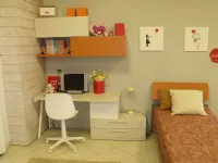 Cameretta in laminato opaco Armadio scorrevole Doimo cityline scontata a PREZZI OUTLET