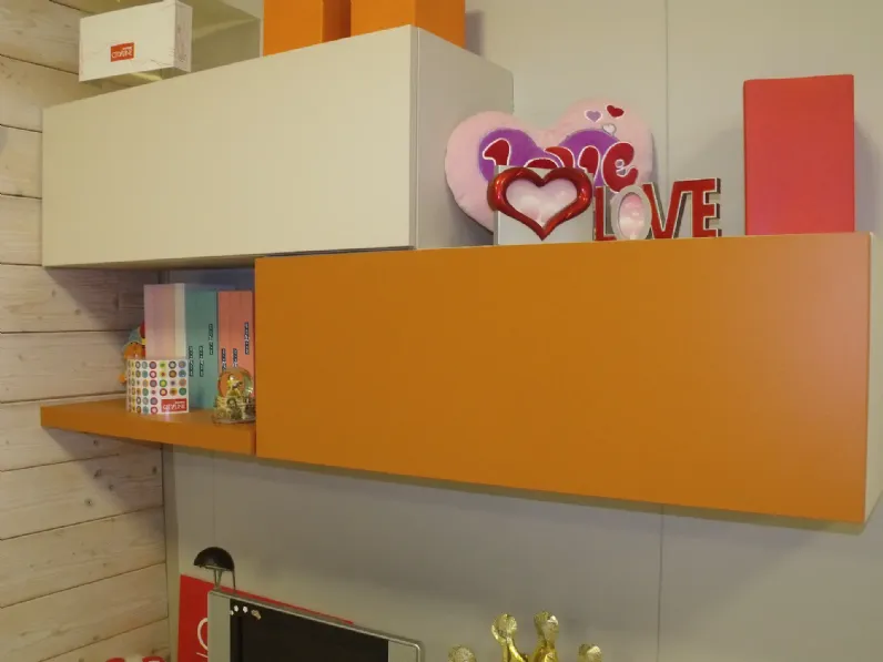 Cameretta in laminato opaco Armadio scorrevole Doimo cityline scontata a PREZZI OUTLET