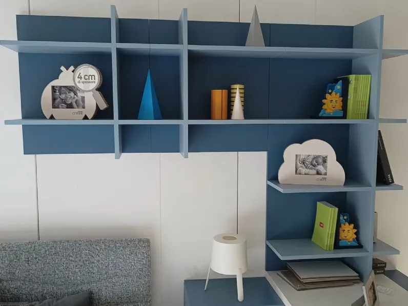 Cameretta Nicole Doimo cityline in laminato opaco a prezzo Outlet