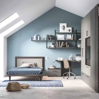Cameretta Elegant Corazzin letti a terra in offerta