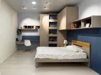 Cameretta Evo1 Mistral con letto una piazza e mezza
 in Offerta Outlet