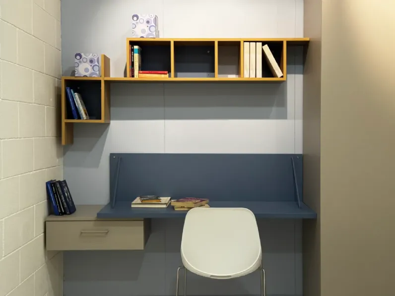 Cameretta Evo1 Mistral con letto una piazza e mezza
 in Offerta Outlet