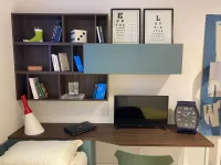 Cameretta Frontale liscio Clever letti a terra in Offerta Outlet