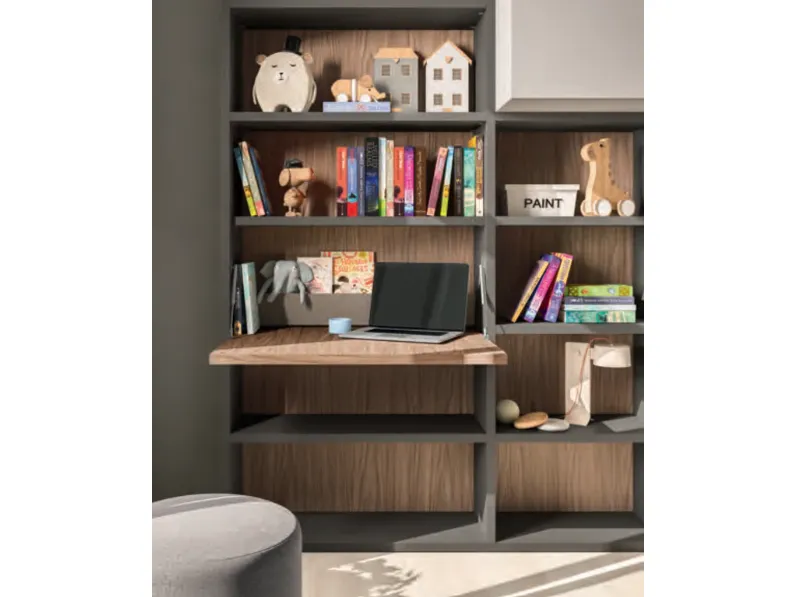 Cameretta A ponte 34 Mistral con letto a ponte scontata