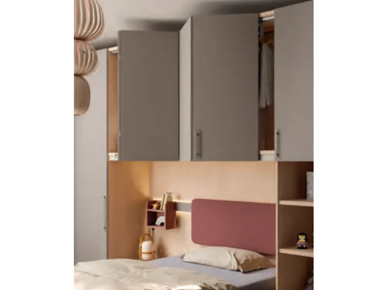 Cameretta A ponte 35 Mistral con letto a ponte scontata