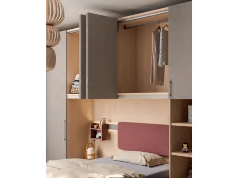 Cameretta A ponte 35 Mistral con letto a ponte scontata