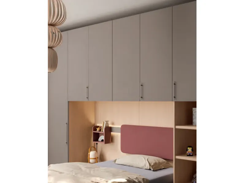 Cameretta A ponte 35 Mistral con letto a ponte scontata
