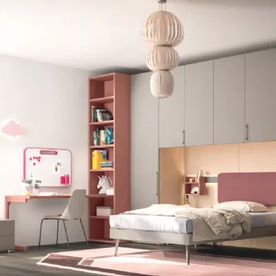 Cameretta A ponte 35 Mistral con letto a ponte scontata