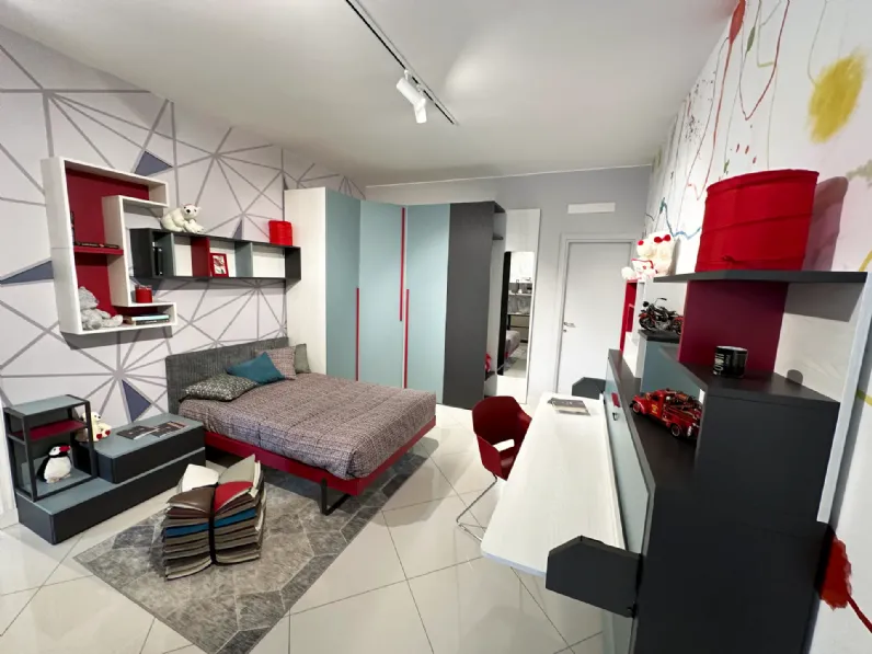 Cameretta clever  1 Clever in laccato opaco in Offerta Outlet