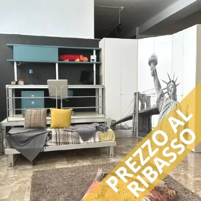 Cameretta in laccato opaco Tumidei tiramolla Tumidei scontata a PREZZI OUTLET