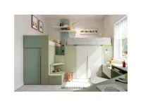 Cameretta 10b Doimo cityline con letto a soppalco scontata