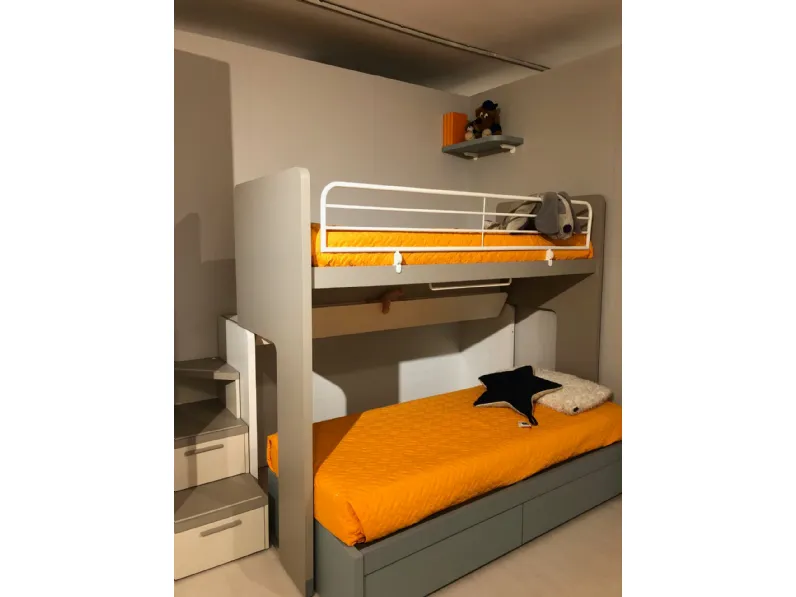 Cameretta Qik Doimo cityline in laminato materico a prezzo Outlet