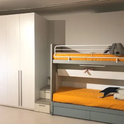 Cameretta Qik Doimo cityline in laminato materico a prezzo Outlet