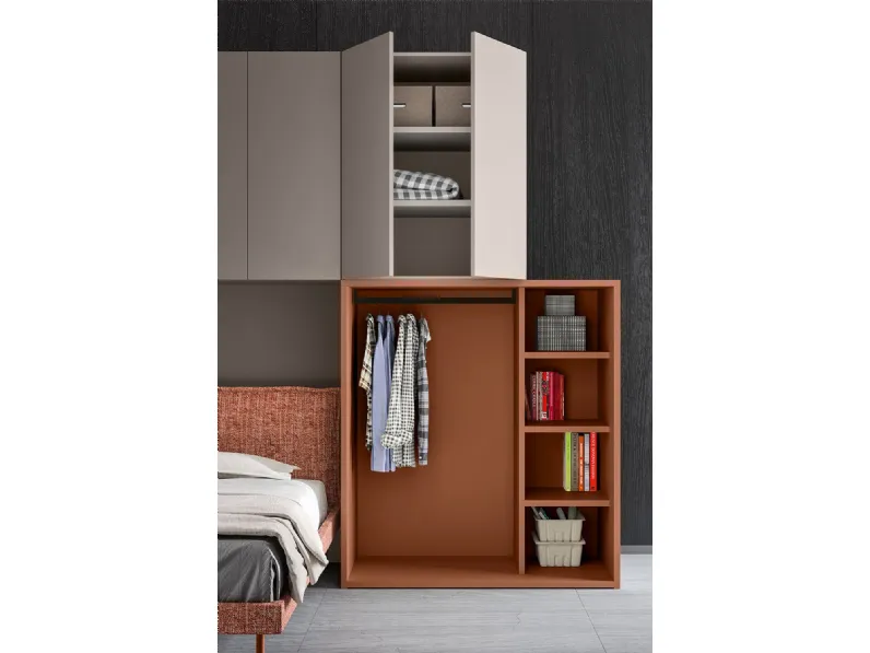 Cameretta S22 * Clever in laminato materico a prezzo Outlet