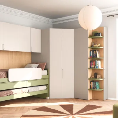 Cameretta ponte 47 Mistral in laminato opaco in Offerta Outlet